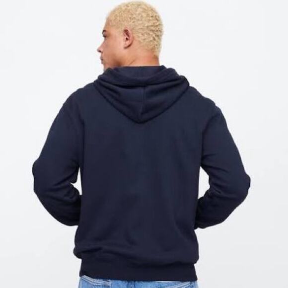 GAP Men’s SET Navy Dark Gray Zip Hoodie and Joggers MSRP $100 Size S - Picture 3 of 4